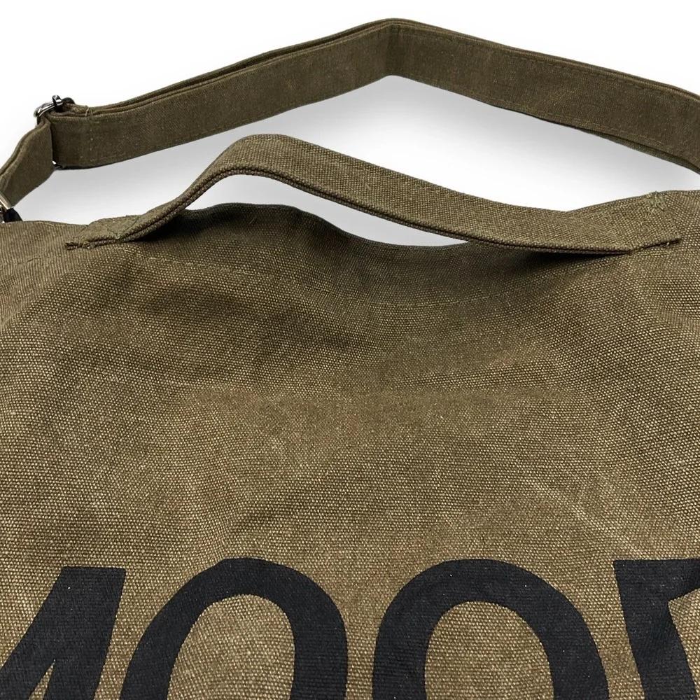 Unbranded Bag Canvas and Sock Set Green Khaki Olive Shoulder Bag NWOT